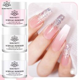 Liquids BORN PRETTY 30ml/10ml Acrylic Powder Carving Nail Polymer Tip Extension French Pink White Clear Adhesive Rhinestone Nail Art