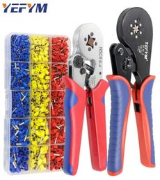 Tubular Terminal Crimping Pliers HSC8 6466166max 00816mmwire mini Ferrule crimper tools YEFYM Household electrical kit 220189798174773594