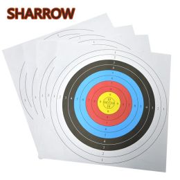 Darts 10/20Pcs 60*60cm Archery Targets Paper Face Arrow Bow Target Practice Training For Outdoor Indoor Shooting Targets Accessories