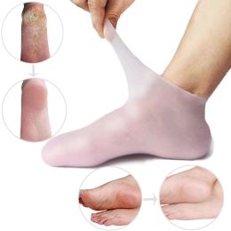 Tool 1 Pair Feet & Hand Care Socks Gloves Moisturizing Silicone Gel Socks Foot Skin Care Hand Protectors Anti Cracking Spa Home Use