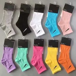 mens socks Women High Quality Cotton All-match classic Ankle Letter Breathable black and white Football basketball Sports Sock freedom choose 10 Colour cotton S4SH