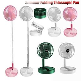 Other Appliances Portable fan vertical fan rechargeable foldable and retractable floor low noise summer electric fan ventilation fan portable J240423