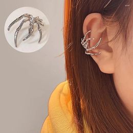 Stud Earrings Tide Cool Metal Wind Spider Ear Bone Clip Personality Temperament No Hole Vintage Fashion Cuffs Party Jewellery