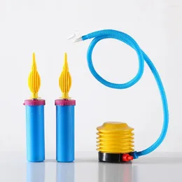 Party Decoration Portable Balloon Pump Plastic Inflator Hand Push Air Accessories For Wedding Birthday Decor Supplies