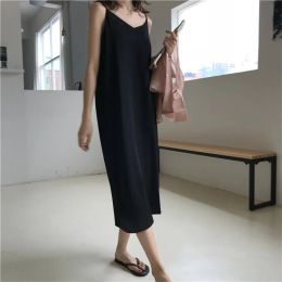 Dresses Daily Maternity Clothes Chiffon Suspender Maternity Dresses Loose Mid Dress Summer Pregnant Dress Clothing Plus Size 2020