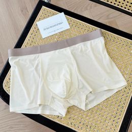 Underpants Non-binding Waistband Men Underwear Quick Drying Men's Ice Silk With U-convex Design Elastic For Comfort