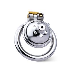 Hemisphere Chastity Cage Belt for Couple Stainless Steel Bondage Adults Sex Toys
