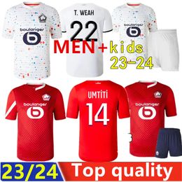 23 24 soccer jerseys CABELLA fourth YAZICI UMITITI football shirt 2023 2024 Lille Olympique HARALDSSON maillot Adult Kids Kit Men set 1501
