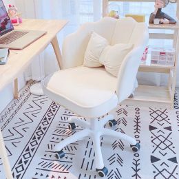 Dresses Ihome Chair Girls Cute Bedroom Dormitory Computer Chair Comfortable Swivel Lift Back Desk Chair Makeup Stool Writing Chair 2023
