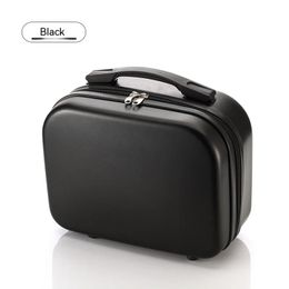 14 Inch Travel Mini Solid Colour Lightweight Portable Small Hard Makeup Box Style Student Lightweight Boarding Luggage 240423