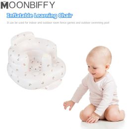 Tees Infant Toddler Iatable Seat Chair Bathing Stool Multifunctional Pvc Bathroom Baby Sofa with Cotton Learning to Sit