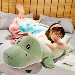 Cushions 50150CM Giant Dinosaur Plush Toys Soft Cartoon Animal Doll Stuffed Cartoon Boyfriend Pillow