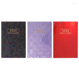 English Agenda Colorful Laser 365 Days Diary Journal Notebook Weekly Calendar Notebooks And Journals Stationery Office