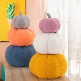 Cushions 18/28/35CM Creative Funny Pumpkin Pillow Simulated Cute Pumpkin Kids Stuffed Plush Toys Soft Sofa Cushion Bedroom Decoration