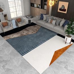 Nordic simple senior living room sofa coffee table carpet home bedroom full bed study computer chair floor mat 240424