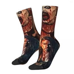 Men's Socks Funny Crazy Sock For Men The Clowns Hip Hop Terrifier Horror Films Breathable Pattern Printed Crew Casual Gift