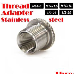 Fuel Filter Stainless Steel Thread Adapter 1/2-28 To 5/8-24 M14X1.5 X1 X1L Ss For Napa 4003 Wix 24003 Drop Delivery Automobiles Motorc Oty13