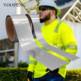 Tape VOOOFENG Segmented High Intensity Reflective Transfer Film Vinyl Iron on Clothes Bags TShirts for Safety Mark RS722DH