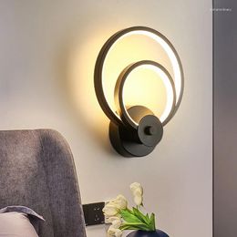 Wall Lamp Modern Minimalist LED Lights Bedroom Bedside Nordic Living Room El Aisle Staircase Background