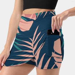 Skirts Tropical Dreams Women's Skirt Sport Skort With Pocket Fashion Korean Style 4Xl Hawaiian Vacation Summer