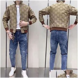 Mens Jackets 2023Ss Luxury Brand Fashion Designer Jacket Spring Autumn Outwear Windbreaker Zipper Clothes Coat Can Sport Clothing Drop Dhmyb