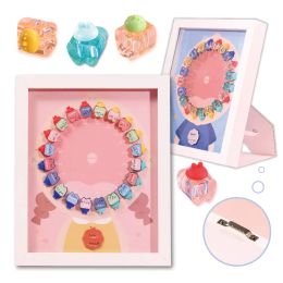 Frames Baby Teeth Storage Box Baby Keepsakes Milk Tooth Souvenirs Photo Frame Transparent Crystal Clear Tooth House Lanugo Organiser