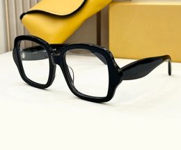 Black Square Eyeglasses Full Rim Frame Clear Lens Women Optical Glasses Frames Eyewear