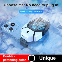 Coolers Phone Cooler Phone Magnetic Radiator Abs Game Cooler System Quick Cooling Fan for Iphone Xiaomi Black Shark with Battery
