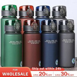 Water Bottles Brand BPA Free Leak Proof Sports Bottle High Quality Tour Hiking Portable My Favourite Drink 400ml 560ml