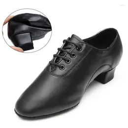 Dance Shoes Men Soft Leather Ballroom Dancing For Latino Children Latin Boys Adult Teacher Modern Jazz