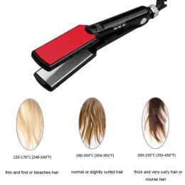 Straighteners LED Digital Display Hair Straightener 480F High Temperature Professional Wide Plates Irons MCH Treatment Hair Flat Iron