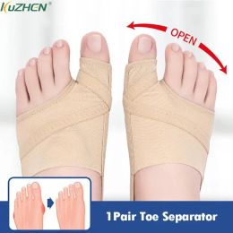 Treatment 1Pair Big Toe Separator Hallux Valgus Bunion Corrector Orthotics Feet Bone Thumb Adjuster Correction Pedicure Sock Straightener