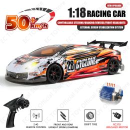 Cars HAIBOXING 2193 1: 18 Racing Drift RC Car 2.4G 4WD 50KM/H Remote Control HighSpeed Race Electric Sports Vehicle Toys for Kids