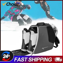 Bags Portable Ice Ski Snow Boots Bag Accessories Professional Skating Shoes Storage Bag Unisex Nonslip for Ski Helmet Goggles Gloves