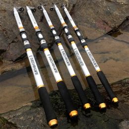 Accessories Portable Carbon Fiber Sea Fishing Rod 3.6M 3.0M 2.7M 2.4M 2.1M Ultrahard Fiberglass Longdistance Throwing On The Beach Casting