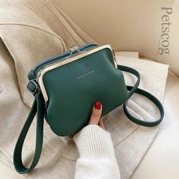 Evening Bags Casual Hasp Simple Women Messenger Bag PU Leather Lady Shoulder Crossbody Female Party Clutch Purse