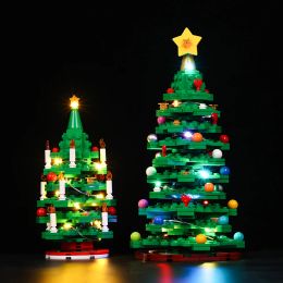 Blocks Merry Christmas Decoration Kyglaring LED Kit For 40573 Christmas Tree Lighting Set DIY Toys (Not Included Building Blocks)