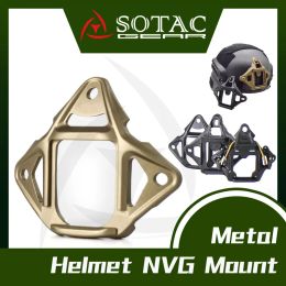 Accessories SOTAC Tactical Metal OPS Style 3 Hole Skeleton Shroud Compatible with ACH/MICH/OPSCore Fast/Crye Air Helmet Mount