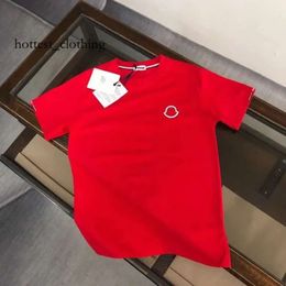 Moncleir Shirt Designer Mens Polos T-shirt Spring Vacation Short Sleeve Letters Printing Tops Luxury Clothing with Letters T 9757