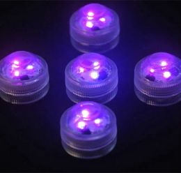 Super Bright Triple LEDs Tealight Submersible Led Light Waterproof F/Wedding/Xmas/Valentine party Centrepiece decoration 11 LL