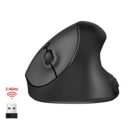 Mice Ergonomic Desktop Upright Mouse Portable Ergonomic Wireless Vertical Mouse Usb Receiver Optical Mice for Pc Laptop Office Home