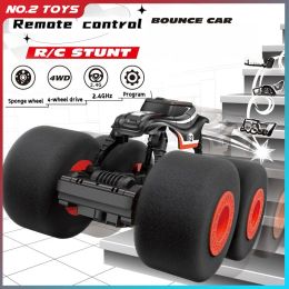 Car 2.4G RC Car Stunt Drift Soft Sponge Tires Buggy Vehicle Model Radio Controlled Machine Remote Control Cars Trucks For Boys Gifts