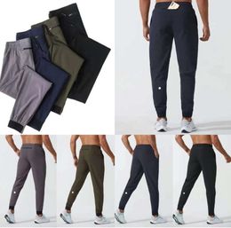 LL Men's Jogger Long Pants Sport Yoga Outfit Quick Dry Drawstring Gym Pockets Sweatpants Trousers Mens Casual Elastic Waist fitness Designer Fashion Clothing 6768