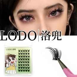 False Eyelashes 8Rows DIY Cluster Lash Segments Eyelash Mink Volume Cilios Natural Mix Length Fake Extension V Shaped Cilias