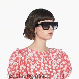 Mui Mui Sunglasses Mu Sunglasses Designer Womens Sunglasses Square Frame Glasses Uv Hot Selling Property Metal Legs Letter Design Smuws Eyeglasses 92fn