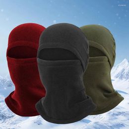 Berets Winter Sports Warmth Face Mask Men Cycling Warm Neck Warmer Head Cover Outdoor Windproof Ski Hiking Causal Trendy Hat