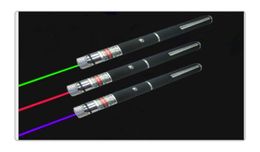 High quality Stylish 532nm 5mW Green Ray Beam Light Laser Pointer Pen Copper Presenter 6 Styles Different Lazer Patterns4675001