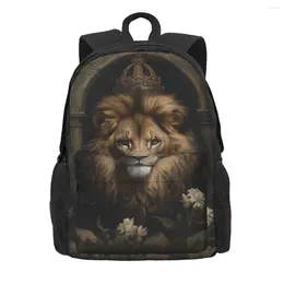 Backpack Lion Mystic Victorian Style Outdoor Backpacks Women Men Elegant School Bags Designer Breathable Rucksack