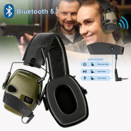 Protector Tactical Bluetooth Headset Noise Reduction Sound Pickup Shooting Hearing Protection Earmuffs Airsoft CS Communication Headphone