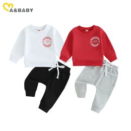 Sets ma&baby 03Y Christmas Newborn Infant Baby Boy Girl Clothes Sets Xmas Outfits Costumes Long Sleeve Tops Pants Clothing